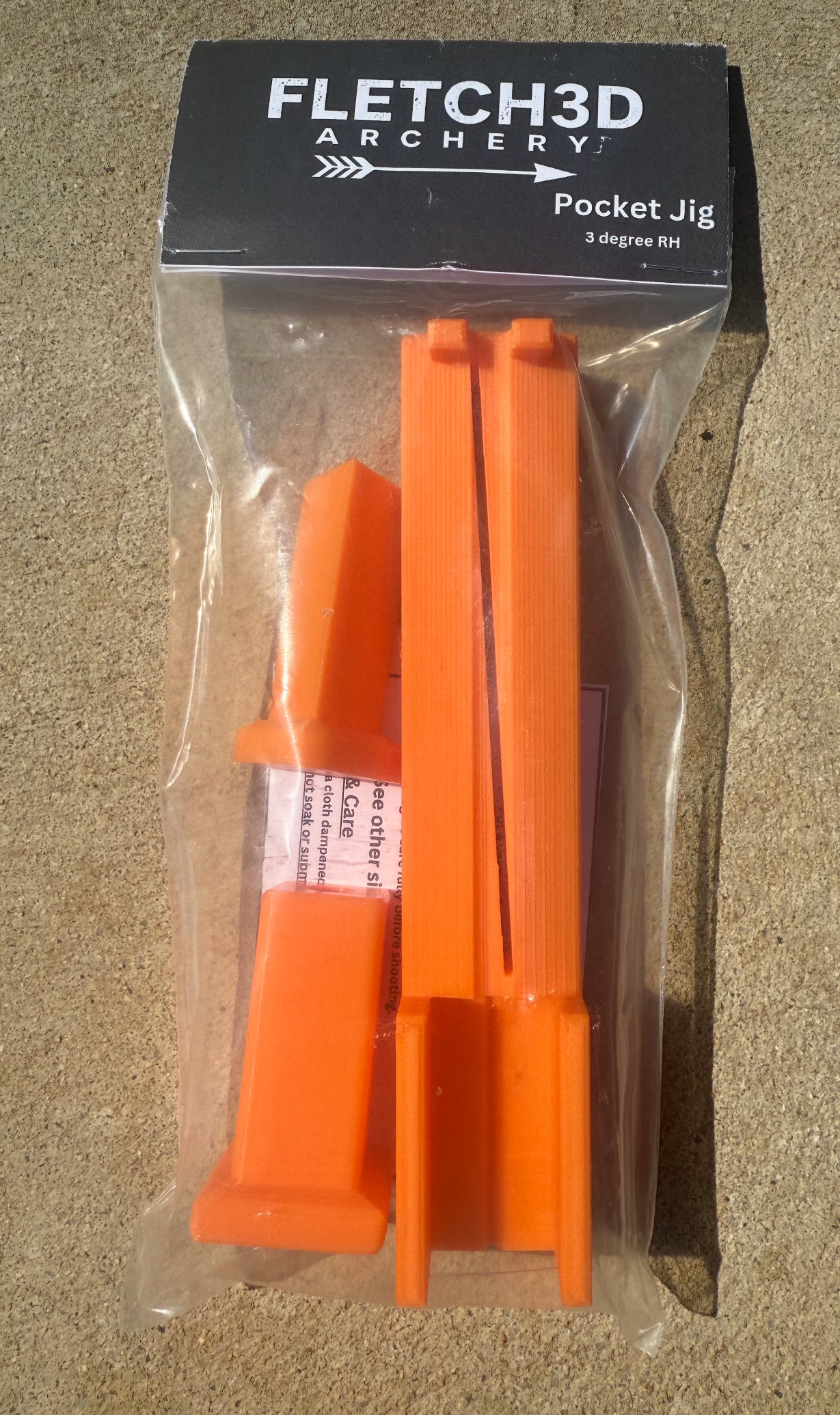 Fletched 3D Jig - 3° Right Helical