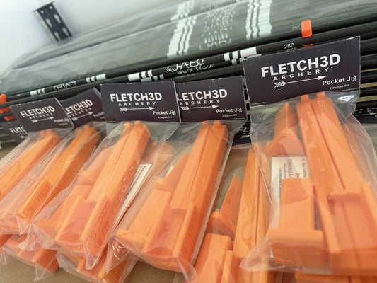 Fletched 3D Jig - 3° Right Helical